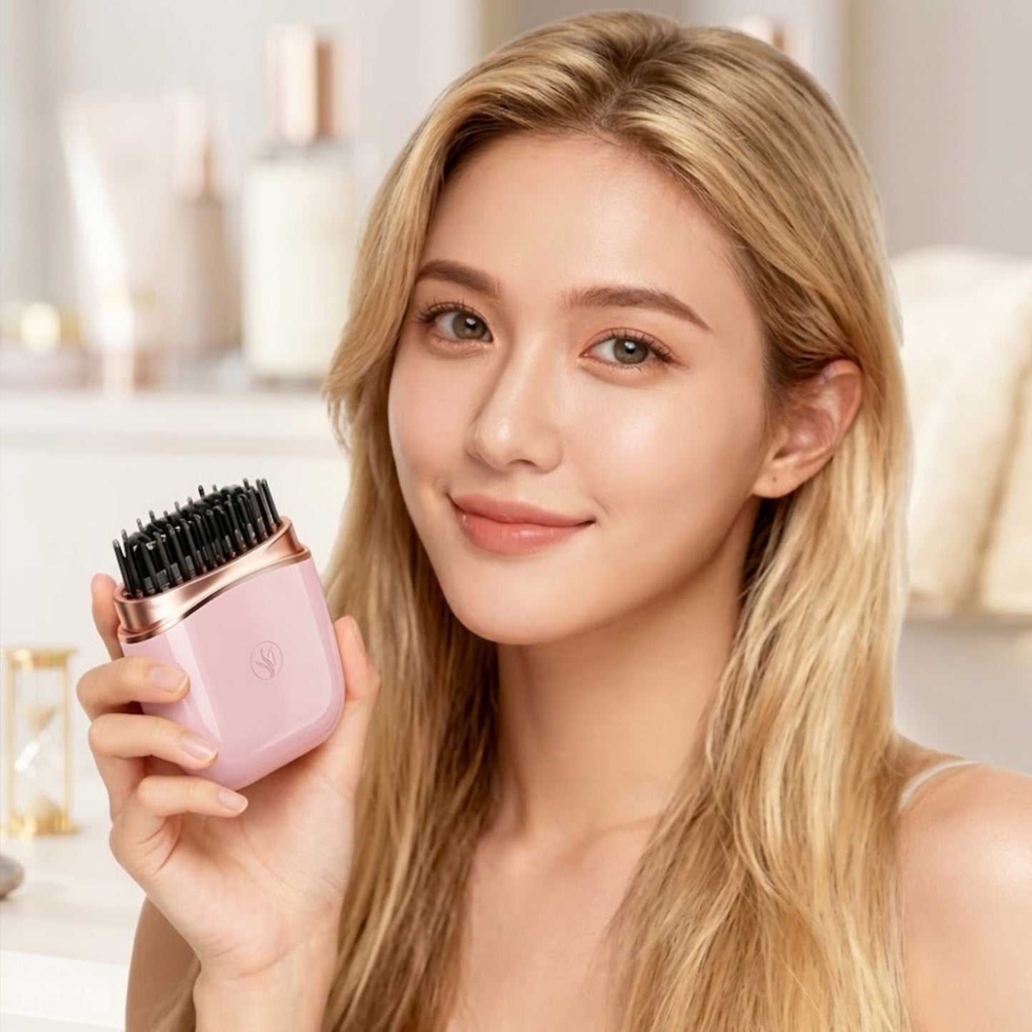 Portable Mini Hair Straightener -Cordless & Rechargeable