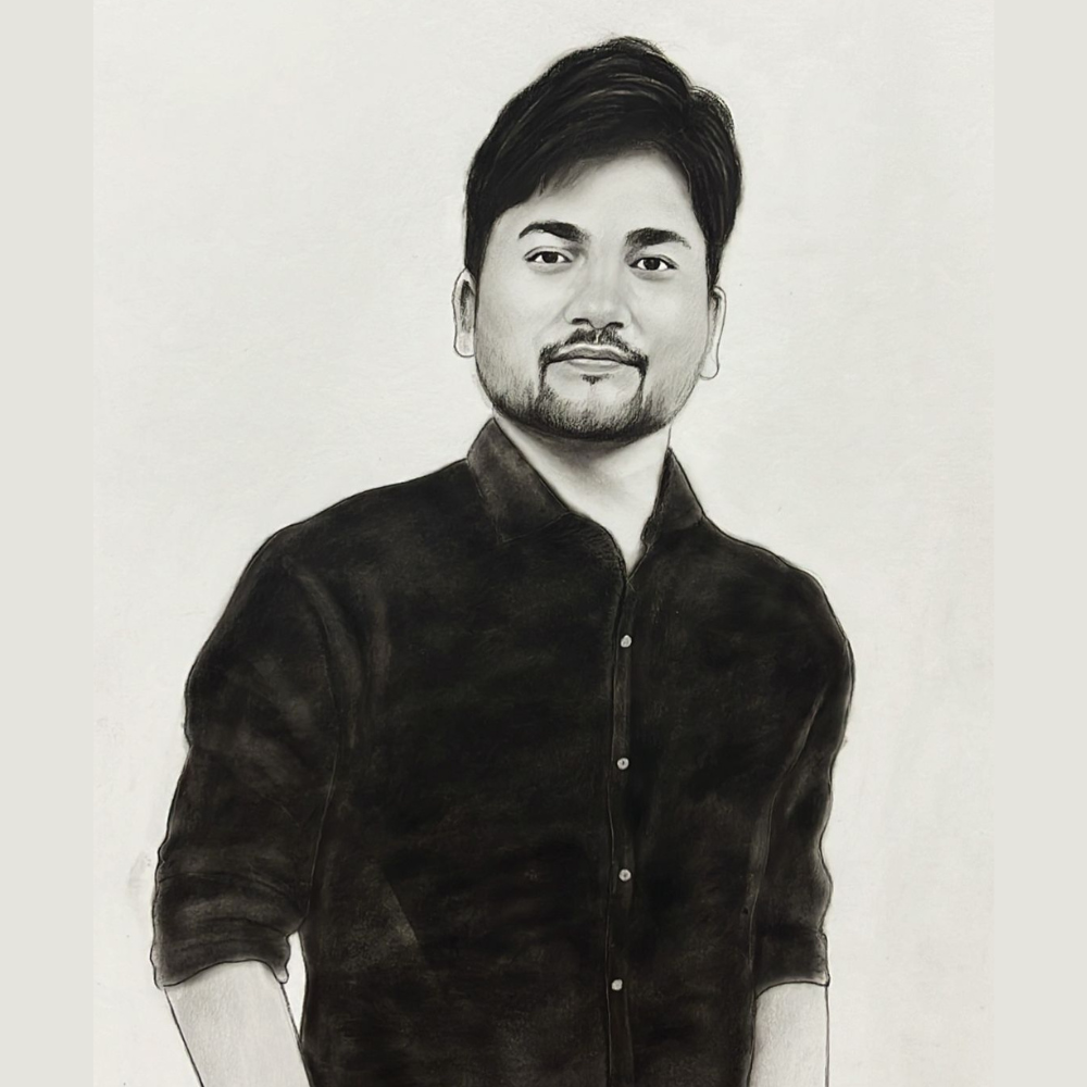 Order a Sketch Gift for Girlfriend or Boyfriend | Custom Sketch Drawing & Sketch Photo Frame Online | Sketches by Expert Artists