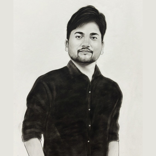 Buy Portrait Sketch Online | Get a Hand-Drawn Sketch Painting / Pencil Portrait Frame | Realistic Portrait Sketch by Top Portrait Sketch Artists