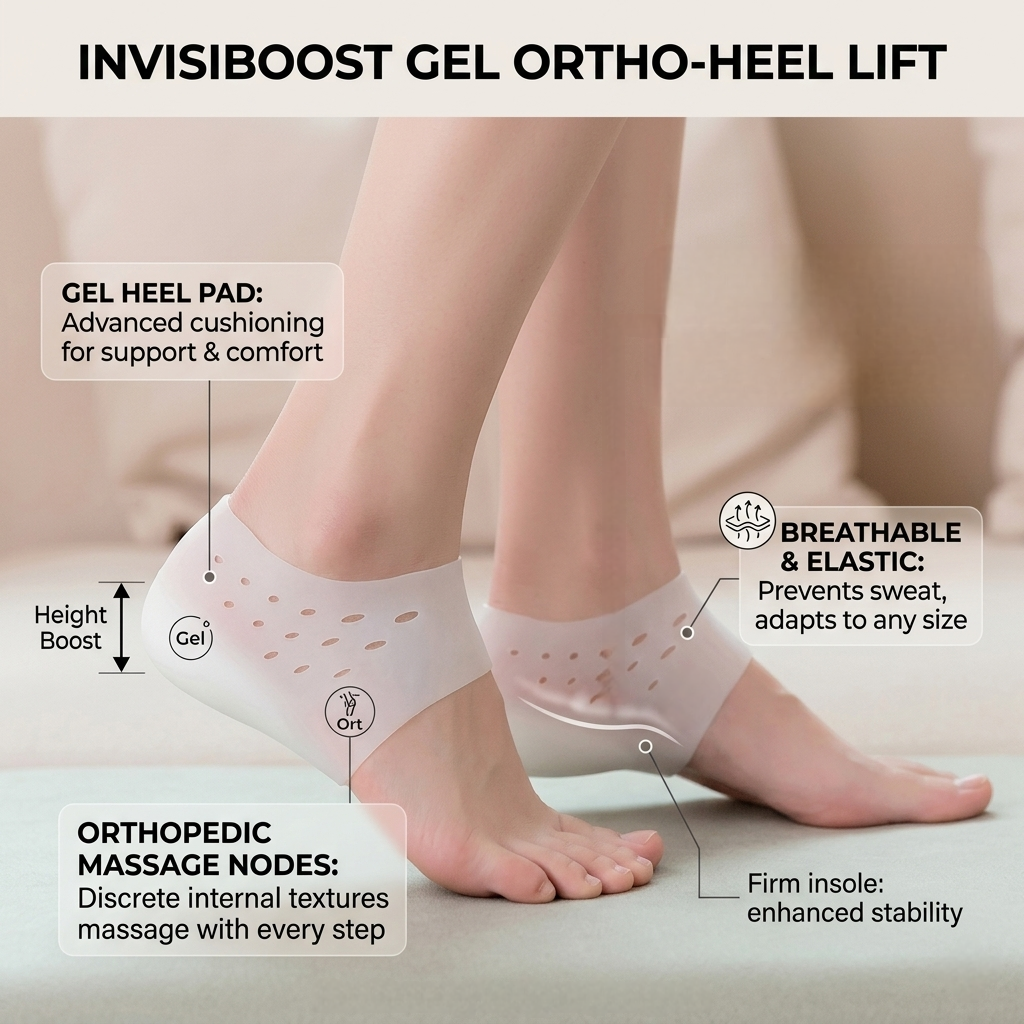 Silicon Height Increase Insoles for Men & Women | FLAT 60% SAVING