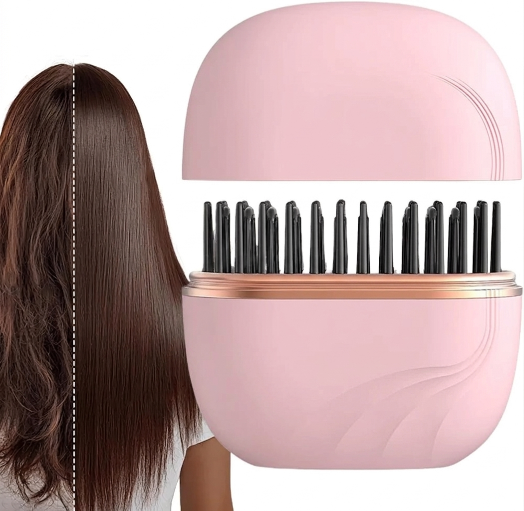 Portable Mini Hair Straightener -Cordless & Rechargeable
