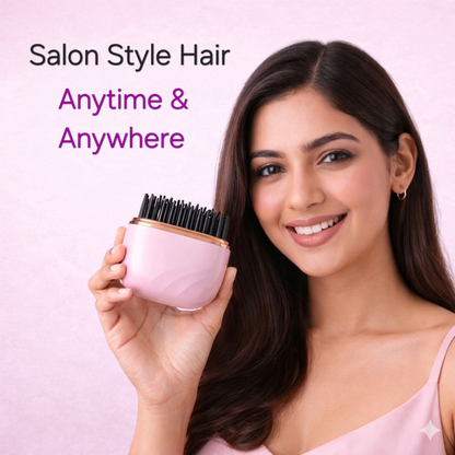 Portable Mini Hair Straightener -Cordless & Rechargeable
