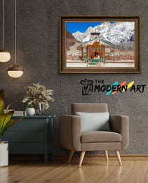 Kedarnath Temple LED Light Frame