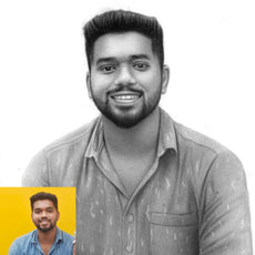 Personalized Sketch Gift! Custom Pencil Sketches & 100% Hand-Drawn Portraits from Your Photos – Perfect for Any Occasion. Order Your Custom Sketch Today