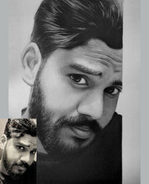 Buy Portrait Sketch Online | Get a Hand-Drawn Sketch Painting / Pencil Portrait Frame | Realistic Portrait Sketch by Top Portrait Sketch Artists