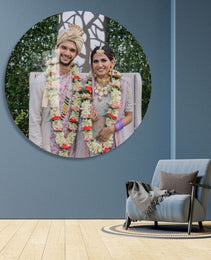 Best Valentine Day Gift : Circular Acrylic Glass Photo