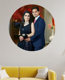 Best Valentine Day Gift : Circular Acrylic Glass Photo