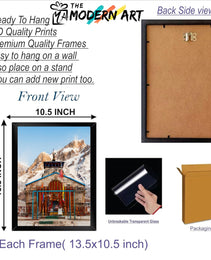 Kedarnath Temple LED Light Frame