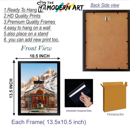 Kedarnath Temple LED Light Frame