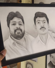 Order a Portrait Sketch from the Best Sketch Artist Near You – Custom Pencil Art & Sketch Frames in Delhi, Mumbai, Hyderabad, Bangalore & Chennai and Other Cities