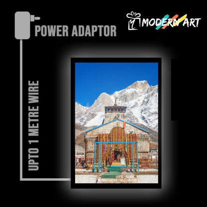 Kedarnath Temple LED Light Frame