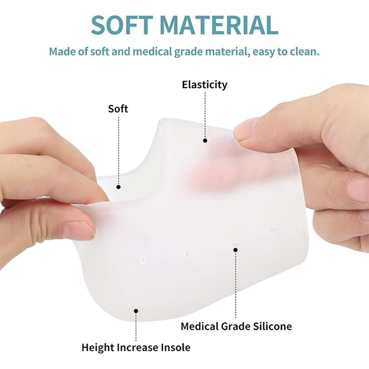 Silicon Height Increase Insoles for Men & Women | FLAT 60% SAVING