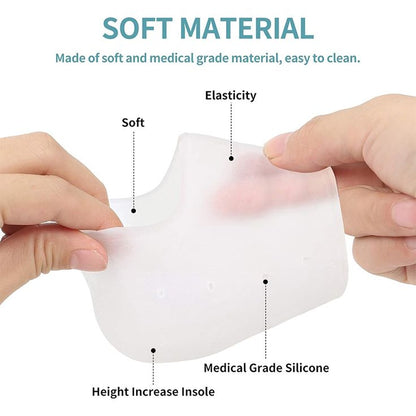 Silicon Height Increase Insoles for Men & Women | FLAT 60% SAVING