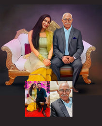 Combining Different Pictures Together - Merge Family Photos - Restore Damaged Photos