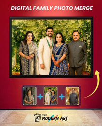 Combining Different Pictures Together - Merge Family Photos - Restore Damaged Photos