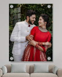 Anniversary Photo Frames – HD Acrylic Glass Print, Unique Photo Design for Special Moments | Latest 3D Acrylic Frame