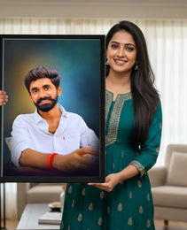 Custom Digital Oil Painting Frames | Personalized Painting from Photo