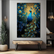 Peacock Wall Decor-Tempered Glass Wall Art-Peacock Wall Art-Glass Printing-Large Wall Art-Wall Hangings-Glass Wall Decor-Animal Wall Decor 4