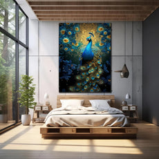 Peacock Wall Decor-Tempered Glass Wall Art-Peacock Wall Art-Glass Printing-Large Wall Art-Wall Hangings-Glass Wall Decor-Animal Wall Decor 4