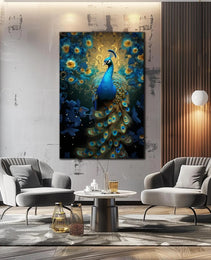 Peacock Wall Decor-Tempered Glass Wall Art-Peacock Wall Art-Glass Printing-Large Wall Art-Wall Hangings-Glass Wall Decor-Animal Wall Decor 4