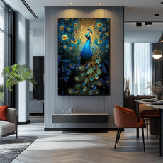 Peacock Wall Decor-Tempered Glass Wall Art-Peacock Wall Art-Glass Printing-Large Wall Art-Wall Hangings-Glass Wall Decor-Animal Wall Decor 4