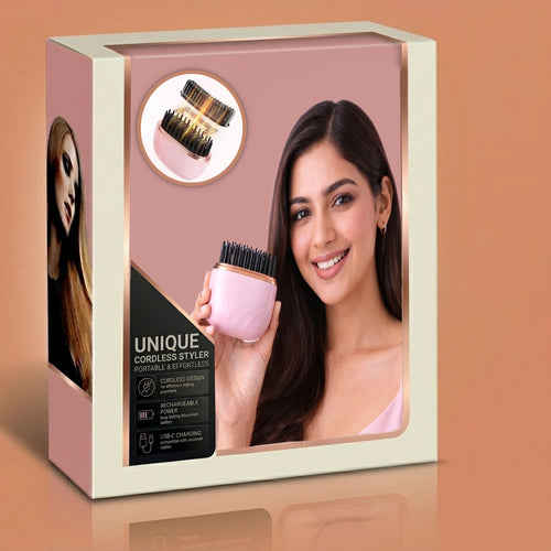 Portable Mini Hair Straightener -Cordless & Rechargeable